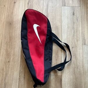 Nike Red and Black Baseball Bag